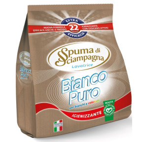 Порошок для прання світлого та білого одягу Spuma di Sciampagna Bianco Puro, 22 прань, 990 гр 